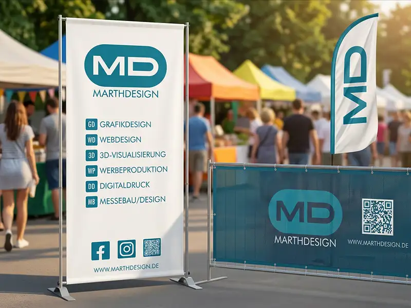 Druck auf Stoff – Banner, Planen & Fahnen